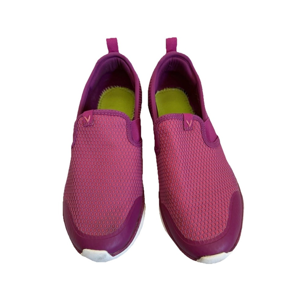 Vionic‎ Julianna Slip On Sneakers Pink Mesh Comfort Walking Shoes 7.5 US